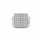 Bague 54 Bague pavée de diamants en or blanc, 1,44 ct 58 Facettes 1.0001726/7