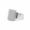 Bague 54 Bague pavée de diamants en or blanc, 1,44 ct 58 Facettes 1.0001726/7