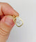 Pendentif Pendentif vintage en or 18k, lettre V et petits diamants 58 Facettes A07938