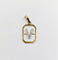 Pendentif Pendentif vintage en or 18k, lettre V et petits diamants 58 Facettes A07938