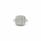Bague 52.5 Bague en or blanc 18 carats pavée de 45 diamants, 1,20 ct 58 Facettes 1.0001726/8