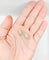 Boucles d'oreilles Créoles en or 18k et émail bleu, vers 1920 58 Facettes A07945