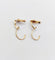 Boucles d'oreilles Boucles d’oreilles dormeuses anciennes en or 18k, décor géométrique, vers 1920 58 Facettes A07947