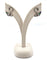 Boucles d'oreilles Boucles d’oreilles clip vintage en platine, diamants, saphirs et émeraudes 58 Facettes 89744