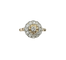Bague 61 Bague fleur ancienne en or 18k sertie de diamants 58 Facettes NIC/3/62/00/B