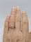 Bague 61 Bague fleur ancienne en or 18k sertie de diamants 58 Facettes NIC/3/62/00/B