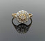 Bague 61 Bague fleur ancienne en or 18k sertie de diamants 58 Facettes NIC/3/62/00/B