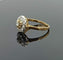 Bague 61 Bague fleur ancienne en or 18k sertie de diamants 58 Facettes NIC/3/62/00/B