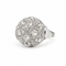 Bague 56 Art déco - Bague en or blanc 18 carats, platine et diamants 58 Facettes 1.0001717/1
