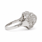 Bague 56 Art déco - Bague en or blanc 18 carats, platine et diamants 58 Facettes 1.0001717/1