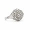 Bague 56 Art déco - Bague en or blanc 18 carats, platine et diamants 58 Facettes 1.0001717/1