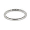 Bague 54 Bliss - Bague éternité en or blanc 18 ct avec diamants 0,50 ct 58 Facettes 13193