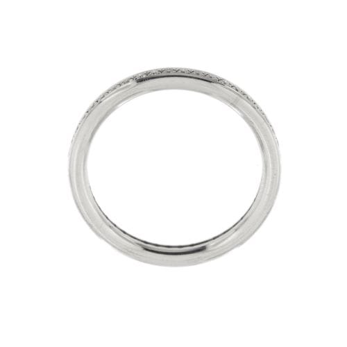 Bague 54 Bliss - Bague éternité en or blanc 18 ct avec diamants 0,50 ct 58 Facettes 13193