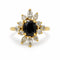 Bague 48 Bague Marguerite en or jaune 750‰, saphir et diamants 58 Facettes 260290R