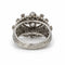 Bague 57 Bague dôme en platine et diamants 58 Facettes 260287R