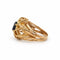 Bague 54 Bague bombée ajourée et filigranée en or rose 750‰, saphir ovale 58 Facettes 260284R