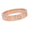 Bague 50 Cartier - Alliance Love en or rose 18k avec un diamant 58 Facettes dtb3txz7za