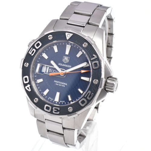 Montre TAG Heuer - Montre Aquaracer 500M Chronographe à quartz en acier inoxydable 58 Facettes coyh0nsjik