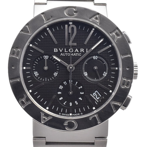 Montre Bvlgari Bvlgari - Montre chronographe automatique en acier inoxydable 58 Facettes iphn3nabbh