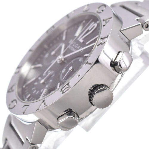 Montre Bvlgari Bvlgari - Montre chronographe automatique en acier inoxydable 58 Facettes iphn3nabbh