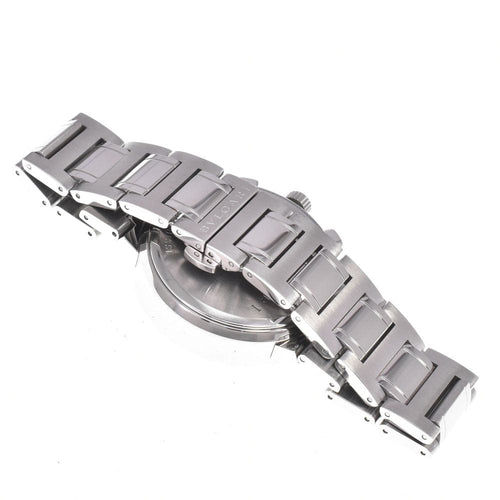 Montre Bvlgari Bvlgari - Montre chronographe automatique en acier inoxydable 58 Facettes iphn3nabbh