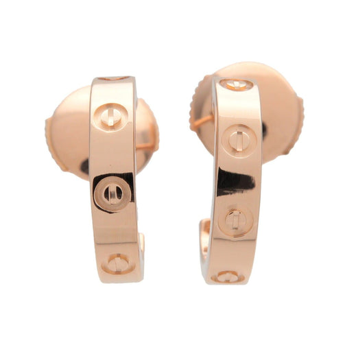 Boucles d'oreilles Cartier - Boucle d’oreille Love en or rose 18k 58 Facettes glat8ti8ad