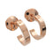 Boucles d'oreilles Cartier - Boucle d’oreille Love en or rose 18k 58 Facettes glat8ti8ad