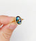 Bague 58 Art nouveau de Limoges - Bague en or 18k à plaque émaillée, vers 1910 58 Facettes A07962