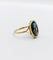 Bague 58 Art nouveau de Limoges - Bague en or 18k à plaque émaillée, vers 1910 58 Facettes A07962