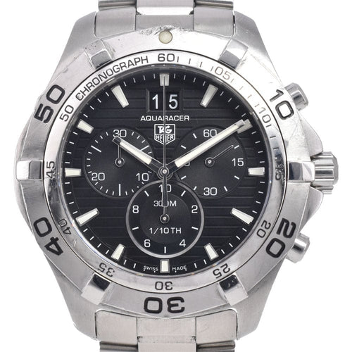 Montre TAG Heuer - Montre Aquaracer chronographe à quartz en acier inoxydable 58 Facettes a0byvbsy79