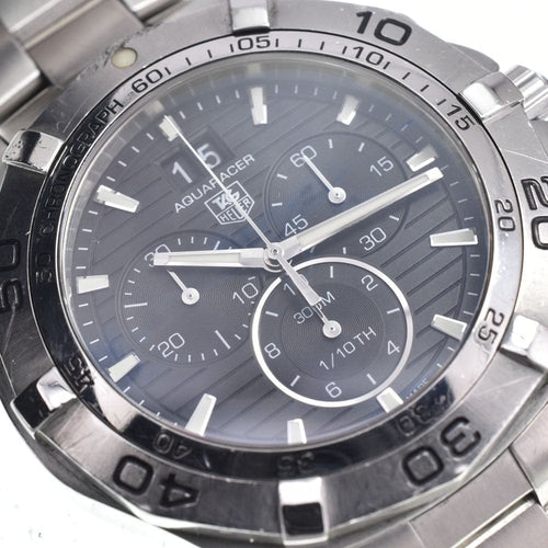 Montre TAG Heuer - Montre Aquaracer chronographe à quartz en acier inoxydable 58 Facettes a0byvbsy79