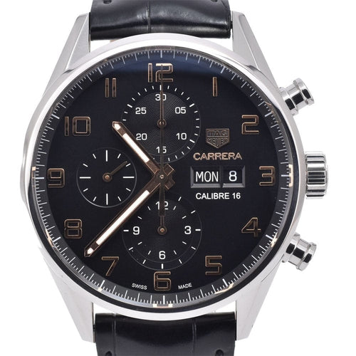 Montre TAG Heuer Carrera Calibre 16 - Montre automatique chronographe avec date 58 Facettes wamj1b80a4