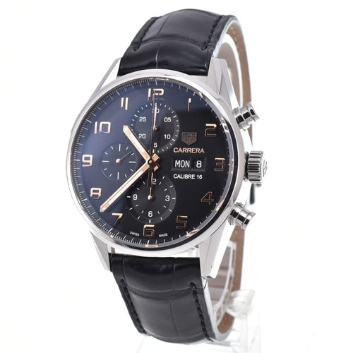 Montre TAG Heuer Carrera Calibre 16 - Montre automatique chronographe avec date 58 Facettes wamj1b80a4