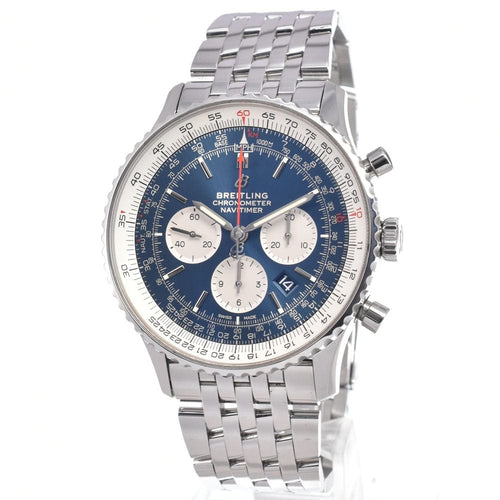 Montre Breitling - Montre Navitimer 01 chronographe automatique en acier inoxydable et or rose 58 Facettes bllnnzs0zv