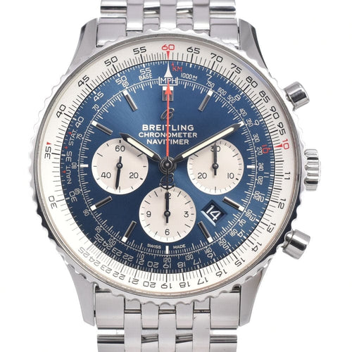 Montre Breitling - Montre Navitimer 01 chronographe automatique en acier inoxydable et or rose 58 Facettes bllnnzs0zv