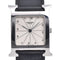 Montre Hermès - Montre Heure H à quartz en acier inoxydable avec bracelet en cuir 58 Facettes p625tgl84u