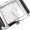 Montre Hermès - Montre Heure H à quartz en acier inoxydable avec bracelet en cuir 58 Facettes p625tgl84u