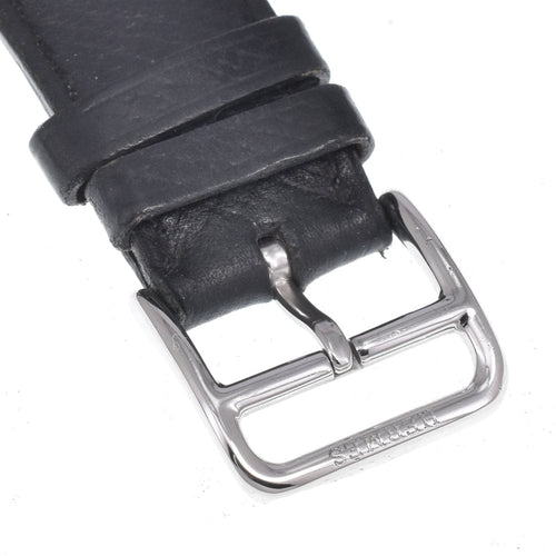 Montre Hermès - Montre Heure H à quartz en acier inoxydable avec bracelet en cuir 58 Facettes p625tgl84u