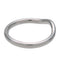 Bague Tiffany & Co. Elsa Peretti - Alliance incurvée en platine avec diamants 58 Facettes kl4pxs3g6v