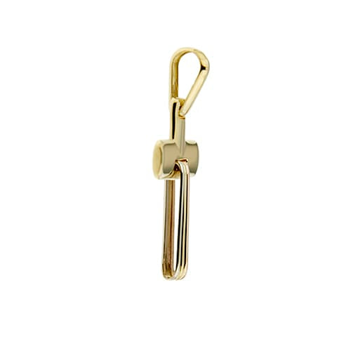 Pendentif Chimento - Pendentif croix en or jaune, rose et blanc 18 ct 58 Facettes 35421