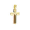 Pendentif Chimento - Pendentif croix en or jaune, rose et blanc 18 ct 58 Facettes 35421