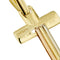 Pendentif Chimento - Pendentif croix en or jaune, rose et blanc 18 ct 58 Facettes 35421