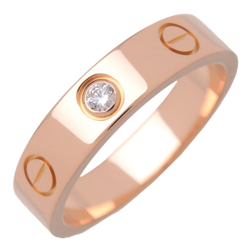 Bague 48 Cartier Love - Alliance en or rose 18k avec un diamant 58 Facettes xxxniaebgw