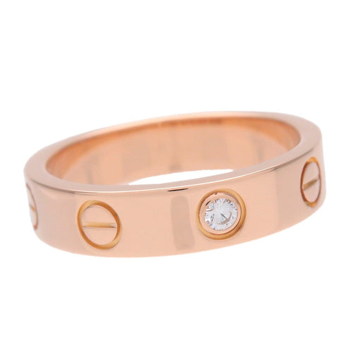 Bague 48 Cartier Love - Alliance en or rose 18k avec un diamant 58 Facettes xxxniaebgw
