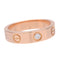 Bague 48 Cartier Love - Alliance en or rose 18k avec un diamant 58 Facettes xxxniaebgw