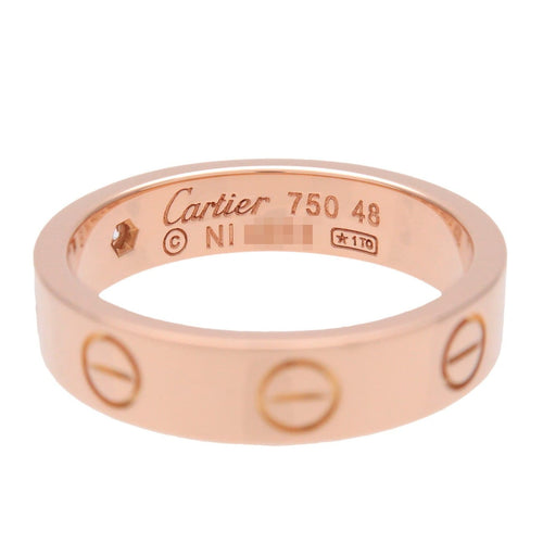 Bague 48 Cartier Love - Alliance en or rose 18k avec un diamant 58 Facettes xxxniaebgw