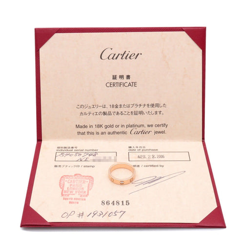 Bague 48 Cartier Love - Alliance en or rose 18k avec un diamant 58 Facettes xxxniaebgw