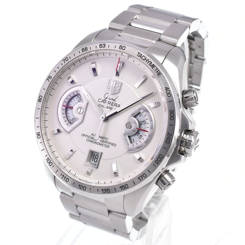 Montre TAG Heuer - Montre Grand Carrera Chronographe Calibre 17 automatique en acier inoxydable 58 Facettes iq39vni18t