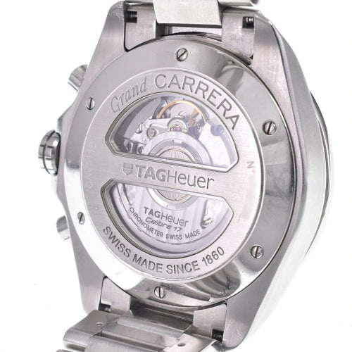 Montre TAG Heuer - Montre Grand Carrera Chronographe Calibre 17 automatique en acier inoxydable 58 Facettes iq39vni18t