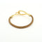Bracelet Hermès - Bracelet Jumbo Hook en cuir tressé et métal 58 Facettes vcz8kcafmy